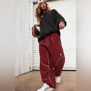 FP Movement by Free People Red Track Pants